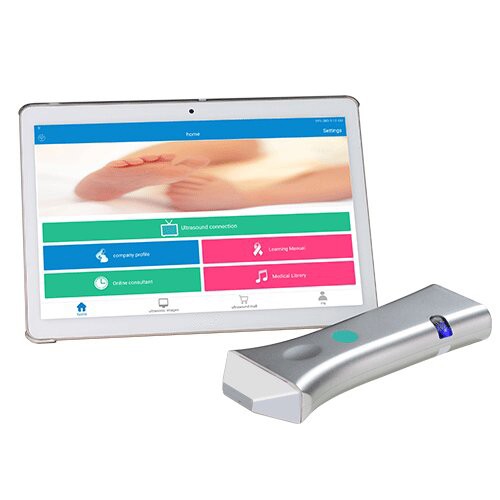 Mini scanner ad ultrasuoni lineare con schermo