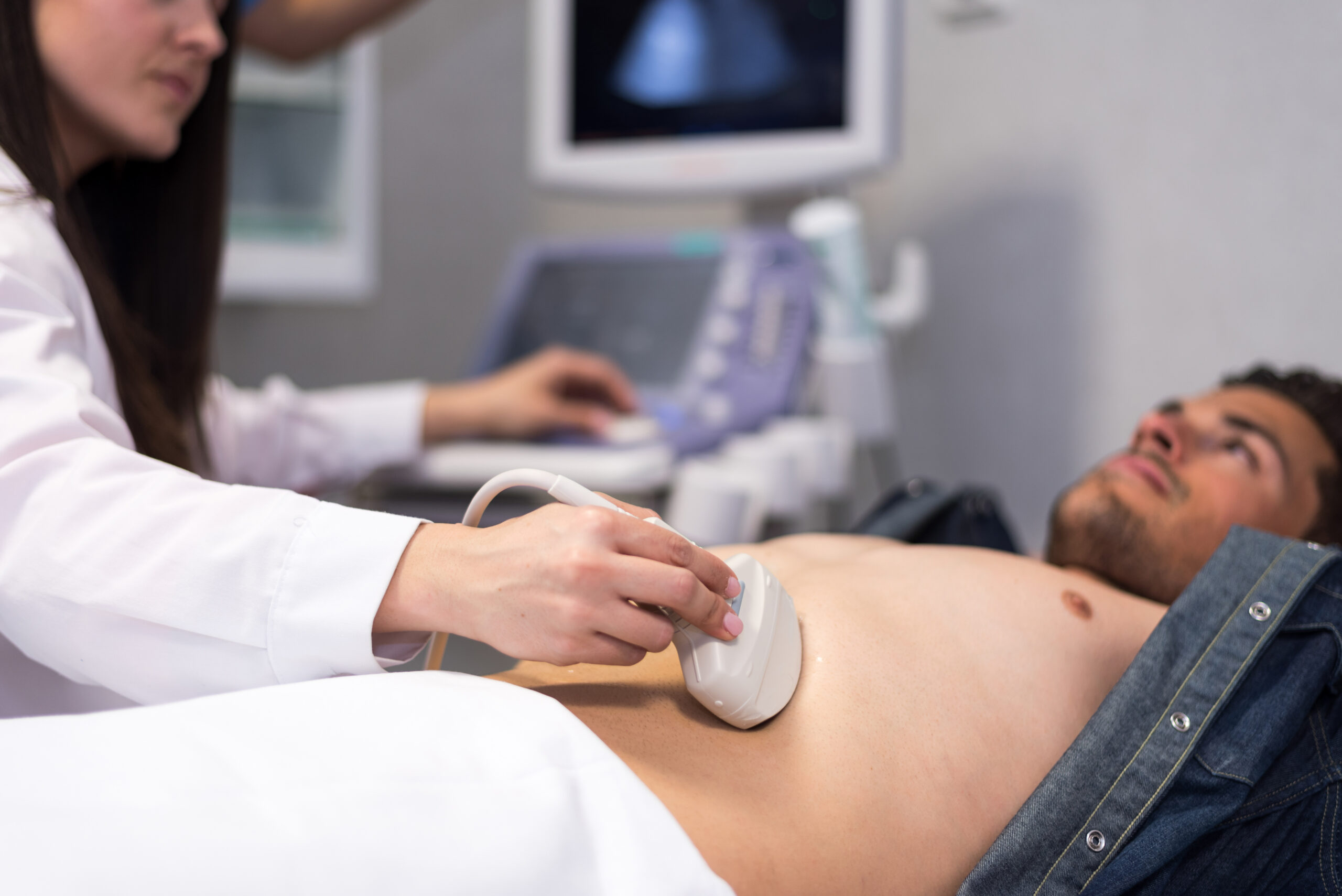 Ultrasound-Guided Liver and Spleen Scan